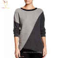 Neuestes Design 100 Cashmere Knit Rainbow Crop Pullover für Frauen
